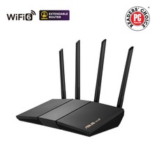 Asus Wireless AX3000 Dual Band WiFi 6 RT-AX57 802.11ax, 2402+574 Mbit/s, 10/100/
