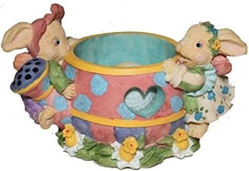 Cute Bunny Watering Can Trinket Dish for Jewelry and Small Items