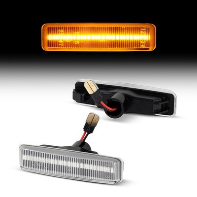Seitenblinker LED mit E-klar 2x Passend für BMW E39 Limo und Touring, E39