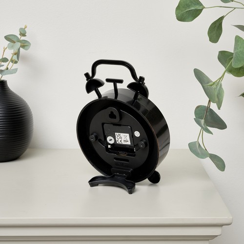 Black Table Top/Mantel Clock 15.5cm x 24cm - Picture 4 of 4