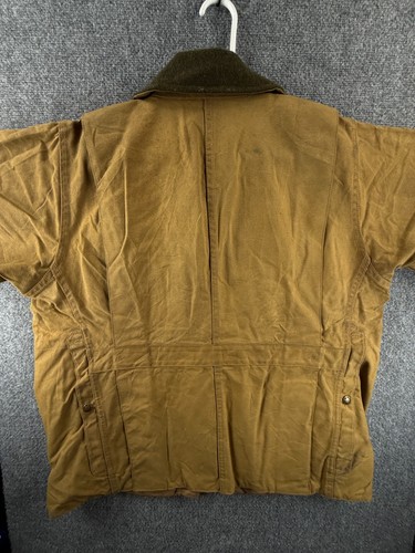 Vintage CC Filson XL Waxed Canvas Jacket Cotton Wool 20006 Game Pouch USA Made Men - Bild 21 von 24