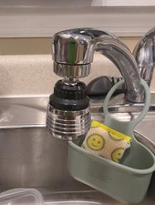 Deluxe 2PCS 360 Degree Swivel Faucet Aerator Water Saving Tap Sprayer NEW