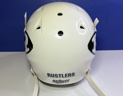 Schutt DNA Recruit Football Helmet Youth Large 7960 White Gray 2010 Season Used - Picture 5 of 13