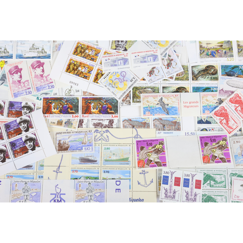 STOCK TIMBRES SAINT PIERRE ET MIQUELON DE FIN 80 A 2000 , NEUFS** VF 742€ - Imagen 7 de 8