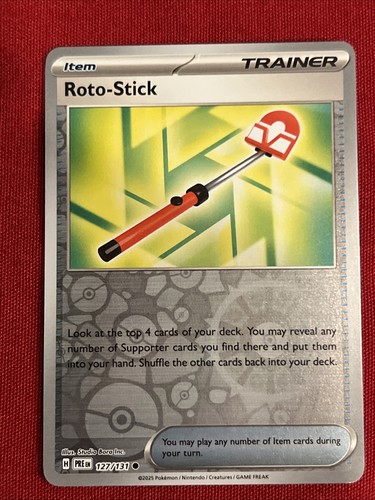 Roto-Stick 127/131 Sv: Prismatic Evolutions Reverse Holo