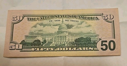 2017A US Fifty Dollar Bill Star Note $50 NYC FRB - РB00091534✯ - Picture 4 of 4