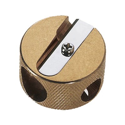 Mobius + Ruppert #602 Brass Double Hole Round Pencil Sharpener