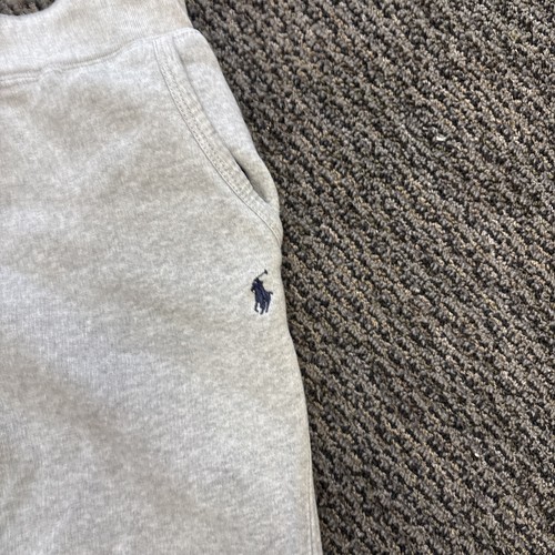 Set of 2 Polo Ralph Lauren Sweatpants L (14-16) Gray and Black Fleece Lined - Picture 8 of 11