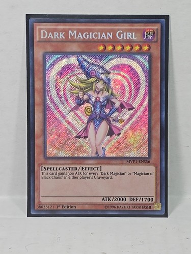 Yu-Gi-Oh! TCG Dark Magician Girl MVP1-ENS56 Secret Rare 1st Edition NM - Picture 13 of 14