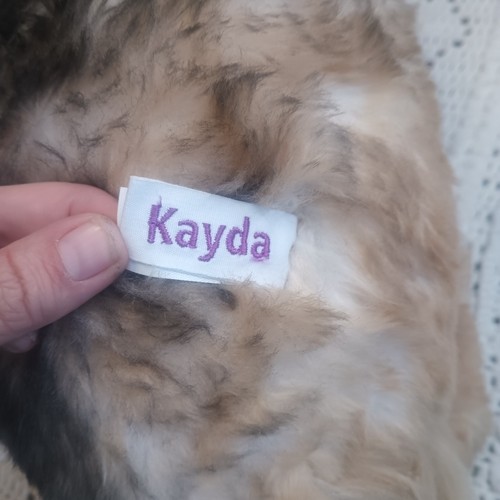 Kuschelklone Plüschtier Stofftier Hund Schäferhund Mix realistisch liegend weich groß  - Bild 11 von 18