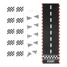  Traffic Cone Checkered Flag Race Car Parties Decor Black and White Racing Flags
