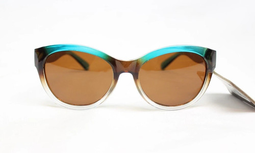 PANAMA JACK WOMEN'S POLARIZED OMBRE BROWN / TEAL BUTTERFLY STYLE PJL POL 01 06 - Picture 1 of 7