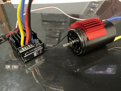 WP-1040 550 12T 1/10 RC Brushed ESC Motor Combo For Traxxas Arrma RC Car Truck