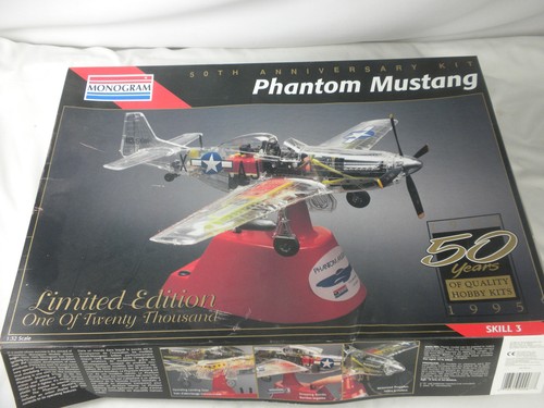 Monogram 50th Anniversary 1/32 Phantom Mustang Limited Ed.  Modellbausatz #0067