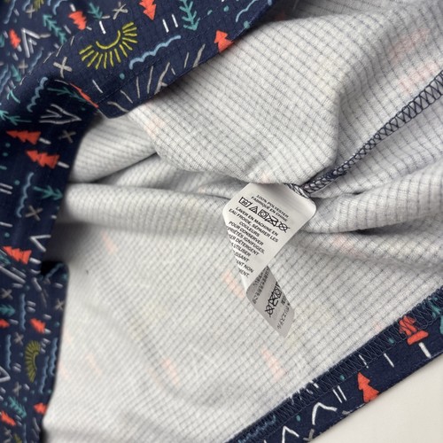 LL Bean Poliéster Largo John Algodón Pijama Top Invierno Esquí XL Talla 18 - Imagen 8 de 8