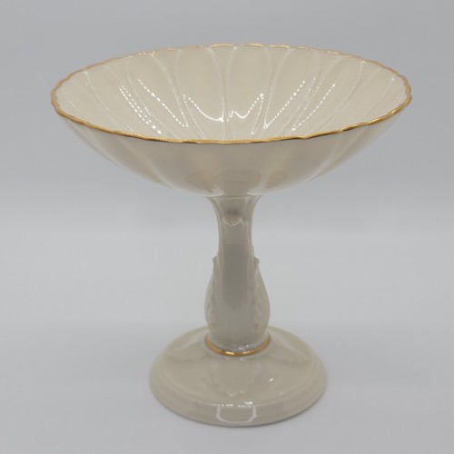 Lenox Charleston Sonnenblume Elfenbein Porzellan Standfuß Süßigkeiten Nuss Schale Kompott - Bild 2 von 8