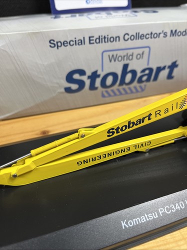Special Editions Stobart 1:76 Diecast KOMATSU PC340 HYDRAULIC EXCAVATOR W122 - Picture 4 of 9