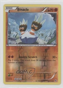 Binacle Reverse Foil Pokemon XY Flashfire #48