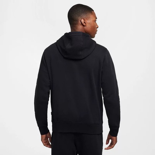 Nike Mens Embroidered Sportswear Gold Club Script Logo Pullover HoodieBlack NWT - Picture 2 of 9
