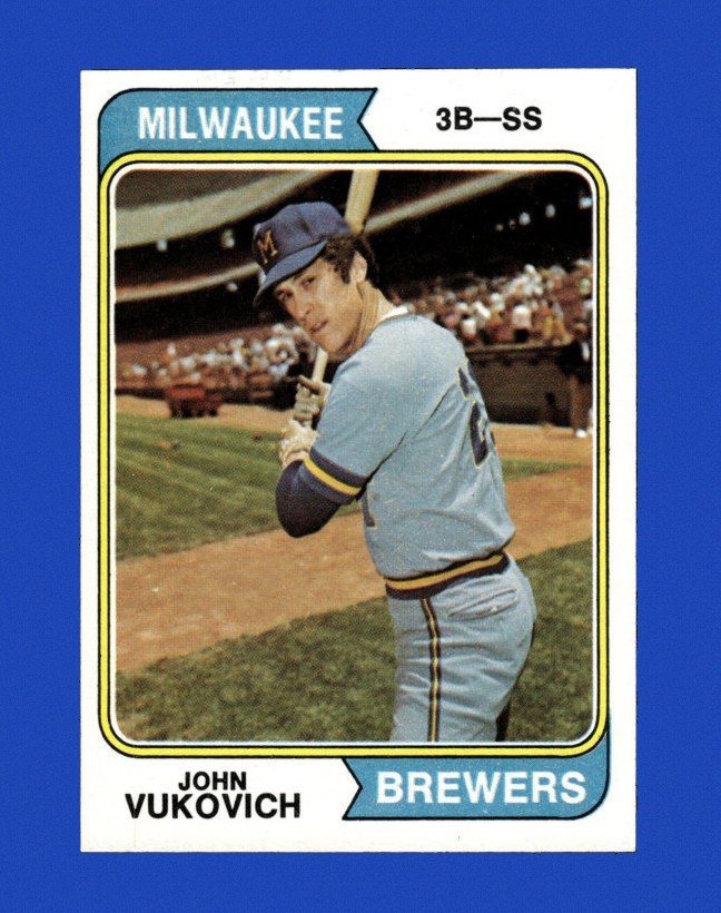 1974 Topps Set-Break #349 John Vukovich NM-MT OR BETTER *GMCARDS*