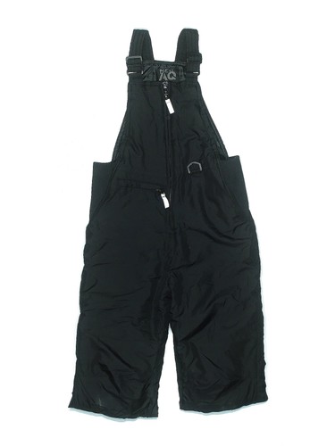 Arctic Quest Girls Black Snow Pants With Bib 7