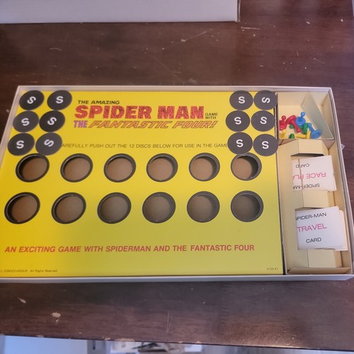 Vintage 1977 Marvel Comics Amazing Spider-Man Brettspiel mit den Fantastic Four - Bild 3 von 5