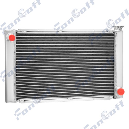 31" x 19" Universal 2 Row Aluminum Radiator For Chevrolet GM SBC Heavy Duty - Foto 2 di 8