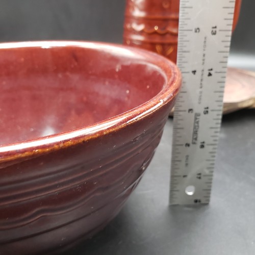 Vintage Mar-Crest Daisy Dot Stoneware Bowl & Pitcher Set – Oven Proof USA - Picture 16 of 16