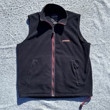 Vintage Abercrombie  Fitch Full Zip Vest Mens XL Blue Authentic Quality Gear