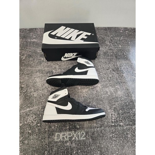 Jordan 1 Retro Alto OG Negro/Blanco DZ5485-010 Talla 10.5 Para Hombre Nuevo - Imagen 3 de 9