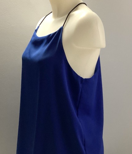 Ours Womens Royal Blue Sleeveless Top Camisole Blouse Size Medium - Picture 7 of 15