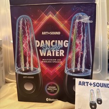 ART SOUND Wireless Dancing Water Speaker LED Light Fountain Wireless Speaker New