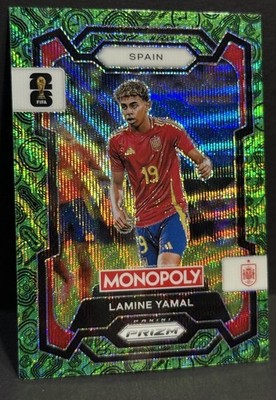 2026 Panini Prizm Monopoly FIFA World Cup Spain Lamine Yamal Green