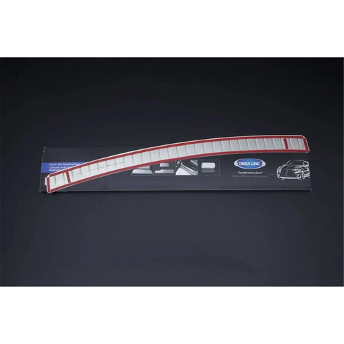 Rear Bumper Sill Cover Protector fits Fiat Sedici 2005-2014 Chrome Stone - Imagen 2 de 4