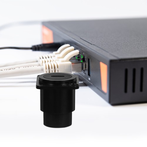 Network Interface Ethernet Passthrough Connector Wall Adapter - 第 2/12 張圖片