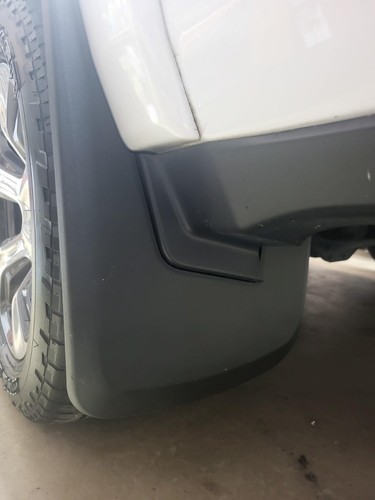 Husky Liner Rear No Drill Custom Fit Mud Flaps for 19-24 Ram 1500 New w/ Flares - Foto 6 di 6