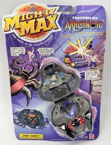 Juego MIGHTY MAX Atrapado por ARACHNOID DOOM ZONE SERIE 1 1992 Mattel SELLADO - Imagen 1 de 8