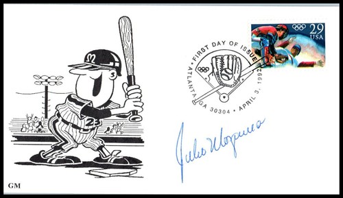 1992 Olympic Baseball Sc 2619 FDC signed by Julio Mosquera with GM cachet (60 - Picture 1 of 1