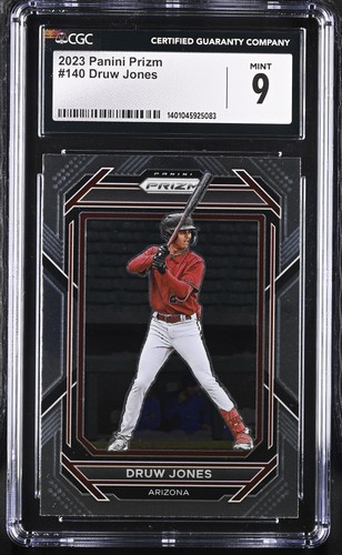 2023 Panini Prizm Druw Jones #140 Baseball CGC 9