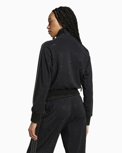 adidas Originals Stones Atlanta Printed Rhinestones Women's Track Jacket - Picture 2 of 8
