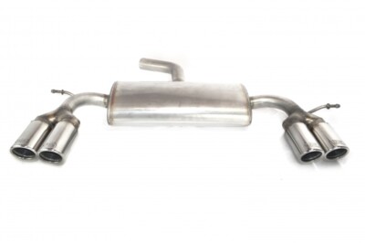 VW Scirocco stainless steel double exhaust Ulter OO 70mm RS (15 day delivery)