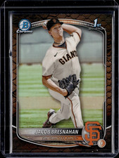 2025 Bowman Chrome Prospects Jacob Bresnahan #BCP-53 Reptilian Refractor (56C)