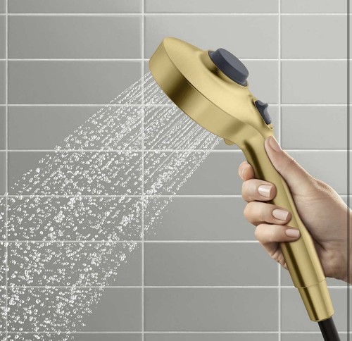 Kohler Prone 3-in-1 Combo GOLD lebendig gebürstet REC31657G Duschkopf Powersweep - Bild 6 von 10