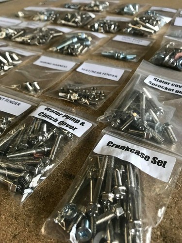 Specbolt Fasteners Restoration Bolt Kit For Honda CR500 84-01 in Nickel or Zinc - Picture 3 of 15