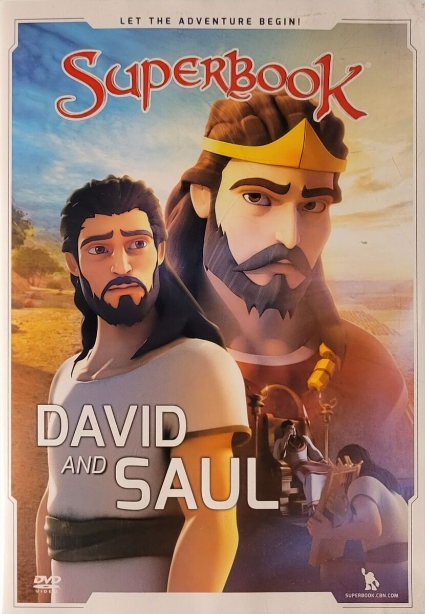 Super book CBN David and Saul DVD Bible Classic Animated TV Series Episode  RARE