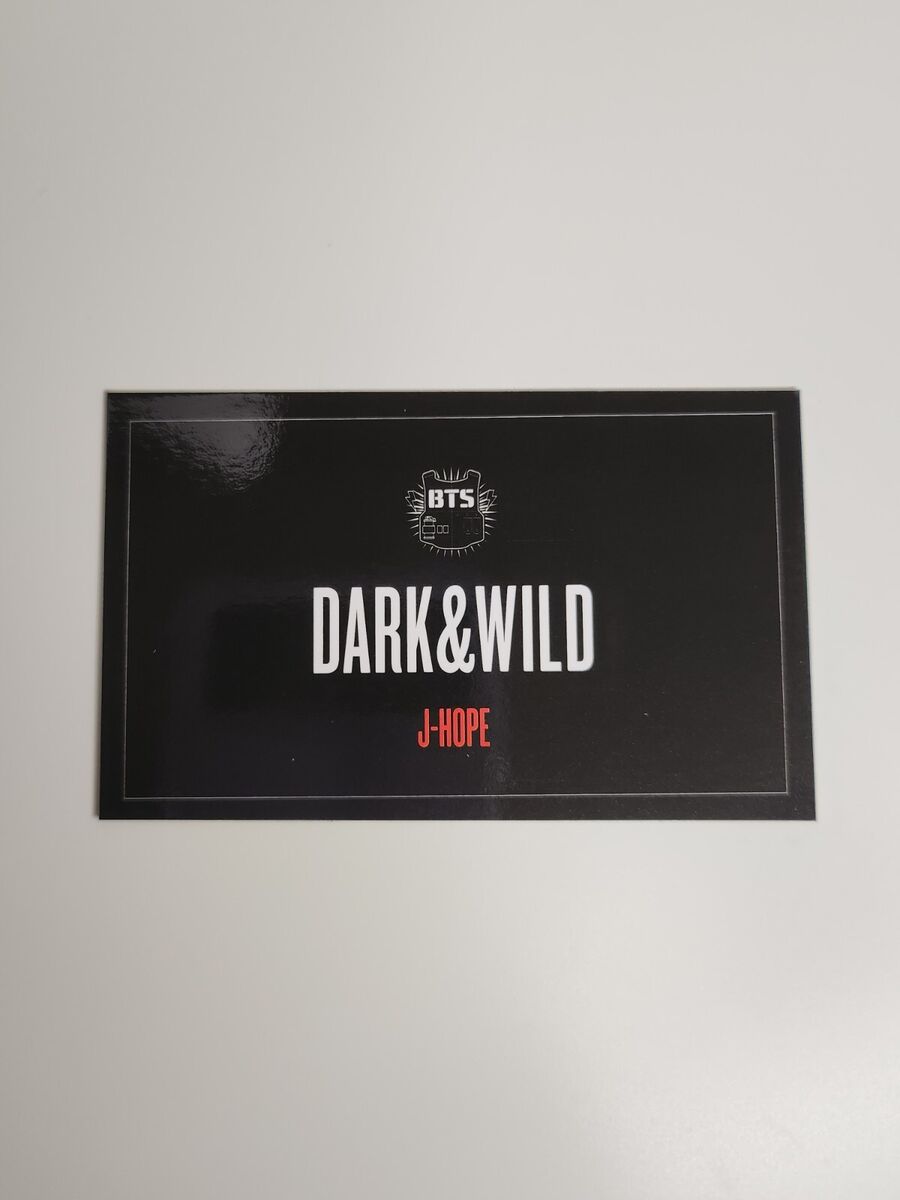 New Official BTS Dark and Wild Photocard. OT7. J-Hope