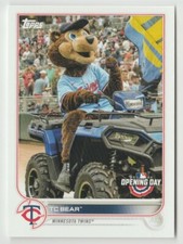 2022 Topps Opening Day Mascots #M-13 TC Bear Baseball Card Minnesota Twins