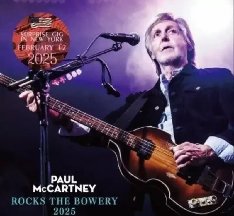 PAUL McCARTNEY / 2025 ROCKS THE BOWERY (2CD) from Japan b | eBay