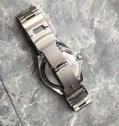 22 mm für Casio MDV106-1A Duro 106 MDV106D Uhrenarmband Austern Edelstahl - Bild 2 von 12