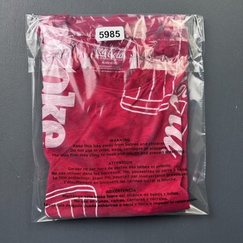 Coca-Cola Girls Youth Tank Top XL 15-17 yr Classic Red Graphic Vintage Stlye 80s - Picture 7 of 7